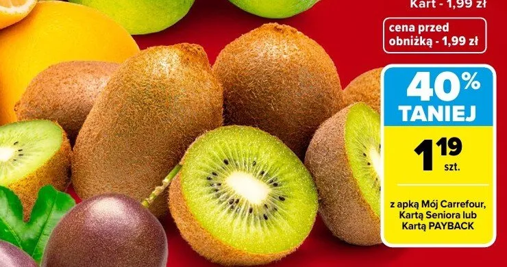 Kiwi promocja w Carrefour Market