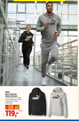 Bluza z kapturem damska Puma promocja w Lidl