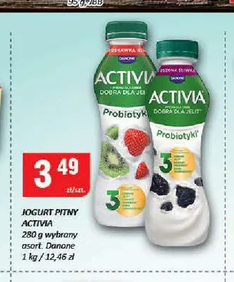 Jogurt pitny Activia promocja w Chorten