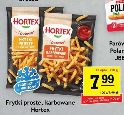 Frytki proste Hortex promocja w Gram Market