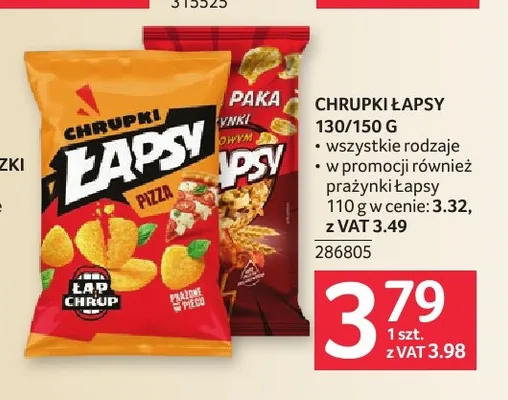 Chrupki Łapsy promocja w Selgros