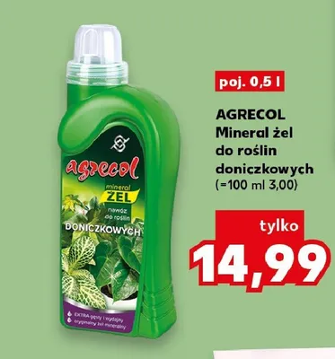 Mineral żel do roślin doniczkowych AGRECOL promocja w Kaufland
