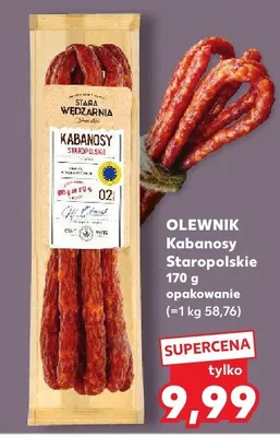 Kabanosy staropolskie promocja w Kaufland