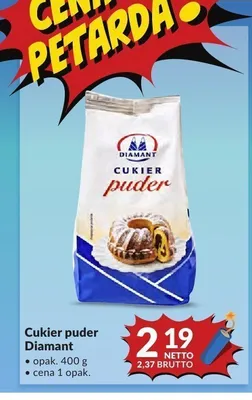 Cukier puder Diamant promocja w Makro