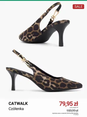 Czółenka CATWALK promocja w Deichmann
