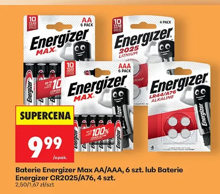 Baterie Max AA/AAA 6szt promocja w Biedronka