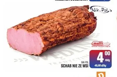 Schab nie ze wsi Nik-Pol promocja w Tomi Markt