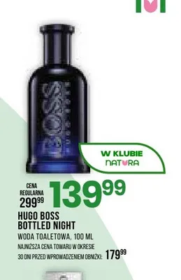 Woda toaletowa Hugo Boss Bottled Night promocja w Drogerie Natura