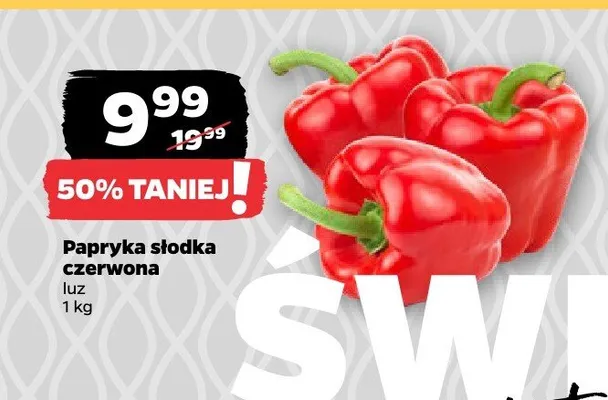 Papryka słodka czerwona luz promocja w Netto