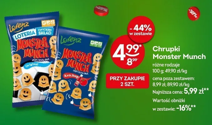 Chrupki Monster Munch Original promocja w Żabka