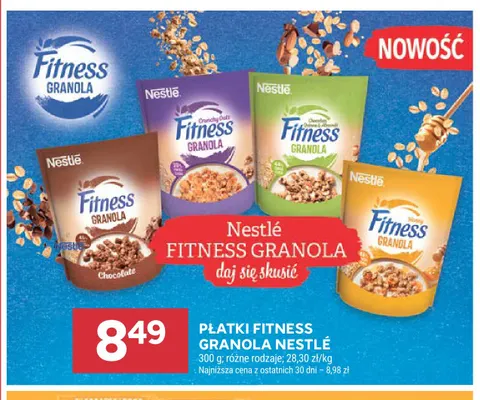 Płatki Fitness Granola Nestlé promocja w Stokrotka