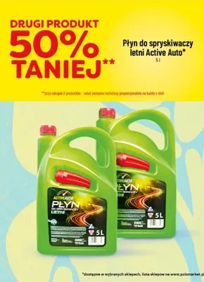 Płyn do spryskiwaczy letni Active Auto promocja w POLOmarket