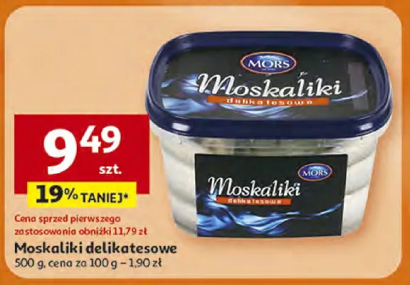 Moskaliki delikatesowe promocja w Auchan