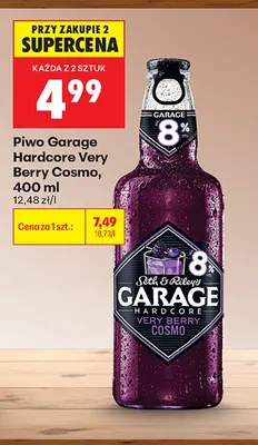 Piwo Garage Hardcore Very Berry Cosmo promocja w Biedronka
