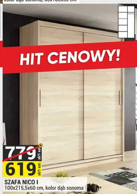 Szafa Nico I promocja w Merkury Market