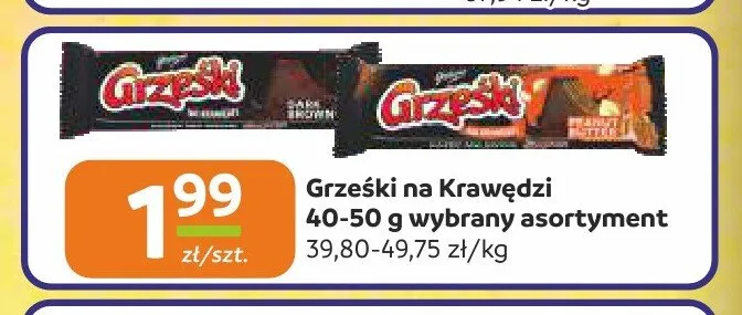 Wafel Grześki na Krawędzi Peanut Butter promocja w Społem Częstochowa