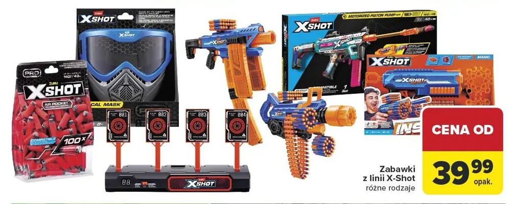 Zabawki z linii X-Shot promocja w Carrefour