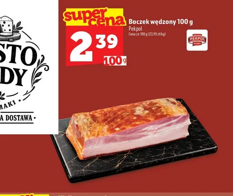 Boczek wędzony Pekpol promocja w TOPAZ