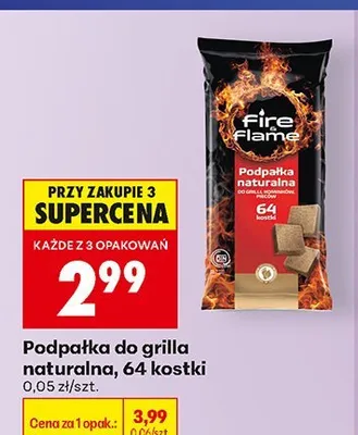Podpałka do grilla naturalna Fire Flame promocja w Biedronka