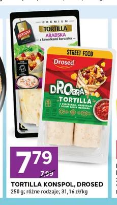 Tortilla Drobra z kurczakiem Drosed promocja w Stokrotka