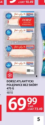 Dorsz atlantycki polędwice bez skóry Abramczyk promocja w Selgros