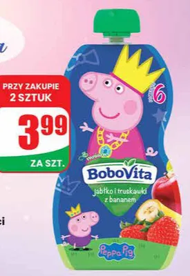 Deser w tubce Peppa 2 rodzaje promocja w Dino
