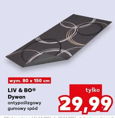 Dywan antypoślizgowy gumowy spód promocja w Kaufland