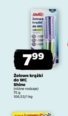 Żelowe krążki do WC Shine promocja w Netto