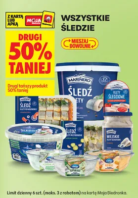 Śledź filety po tatarsku promocja w Biedronka