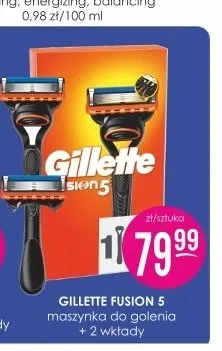 Maszynka do golenia Gillette Fusion 5 promocja w Drogerie Jasmin