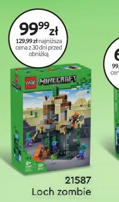 Klocki LEGO Minecraft 21587 Loch zombie promocja w Empik