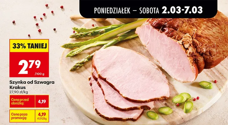 Szynka od Szwagra  promocja w Biedronka