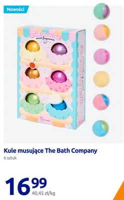 Kule musujące The Bath Company 6-pak 70 g promocja w Action