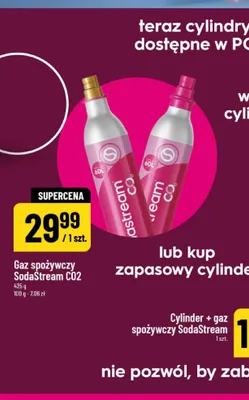 Gaz spożywczy SodaStream CO2 promocja w POLOmarket