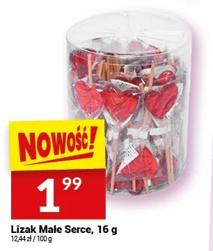 Lizak Małe Serce, 16 g promocja w Twój Market