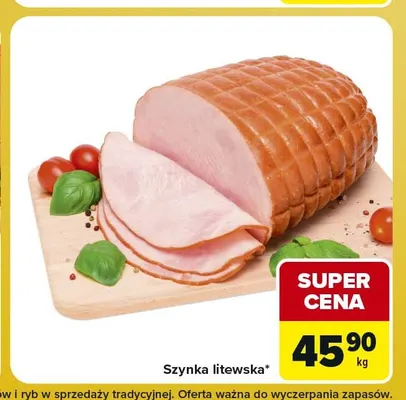Szynka litewska promocja w Carrefour Express