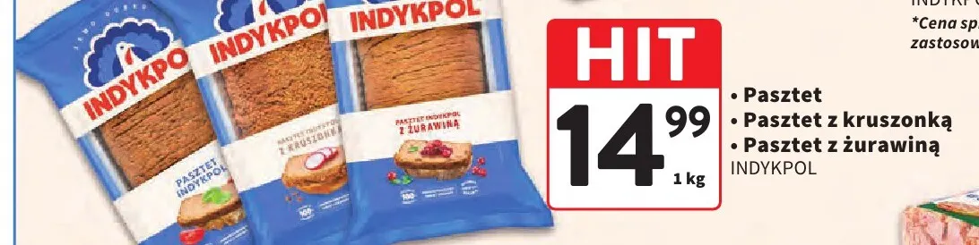 Pasztet Indykpol promocja w Intermarche