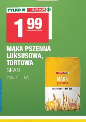 Mąka pszenna luksusowa SPAR promocja w SPAR