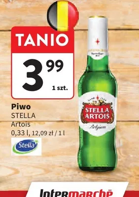 Piwo Stella Artois promocja w Intermarche