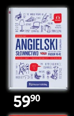 Książka Angielski Słownictwo poziom A1-A2 Preston Publishing promocja w Empik