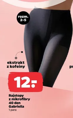 Rajstopy z mikrofibry 40 den  promocja w Netto