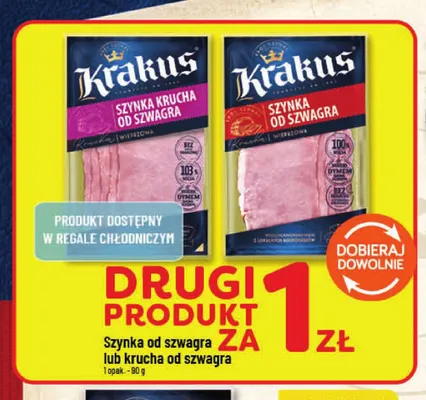 Szynka od szwagra Krakus promocja w POLOmarket