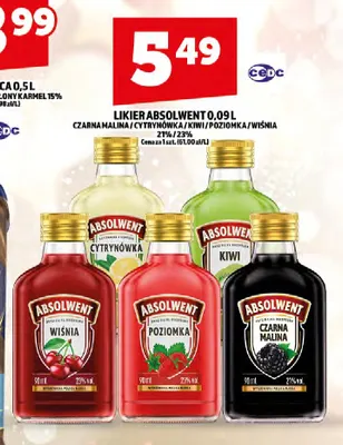 Likier Absolwent wiśnia promocja w TOPAZ
