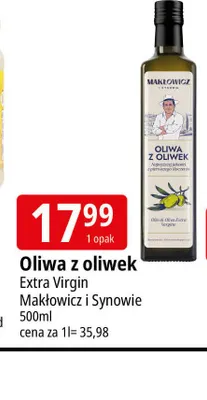 Oliwa z oliwek Extra Virgin Makłowicz i Synowie promocja w Leclerc