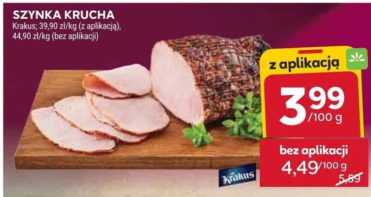 Szynka krucha promocja w Stokrotka