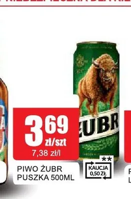 Piwo Żubr promocja w Bingo
