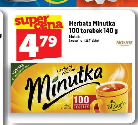 Herbata Minutka 140g promocja w TOPAZ