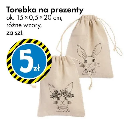 Torebka na prezenty promocja w Tedi