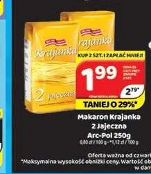 Makaron Krajanka 2 Jajeczna Arc-Pol promocja w Delfin