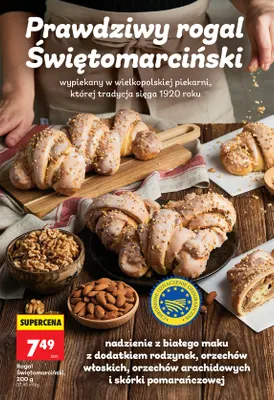 Rogal Świętomarciński promocja w Biedronka